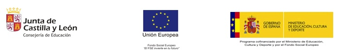 logos JCyL, Ministerio y UE